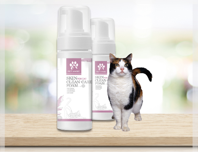植萃無香料潔淨乾洗泡沫-貓咪專用