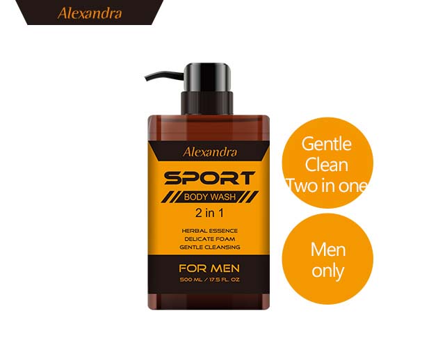 Two-in-one shampoo and shower gel-for men